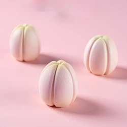 12 Lotus Bud Mousse Cake Silicone Mold Tulip French Pastry Baking Mold