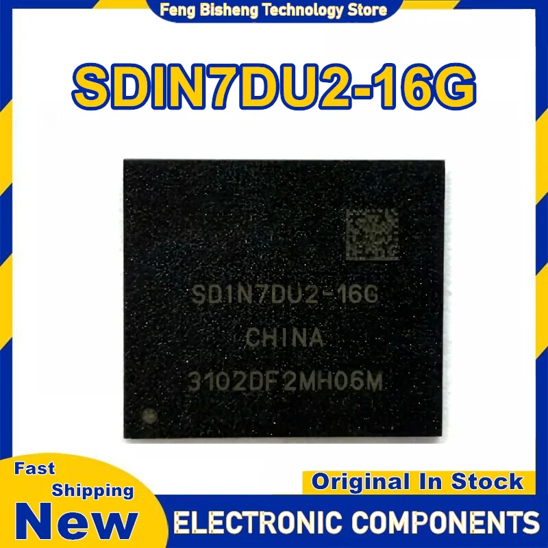SDIN7DU2-16G Version 4.41 EMMC 16GB 0-10 Flash chip font library IC New Original in Stock