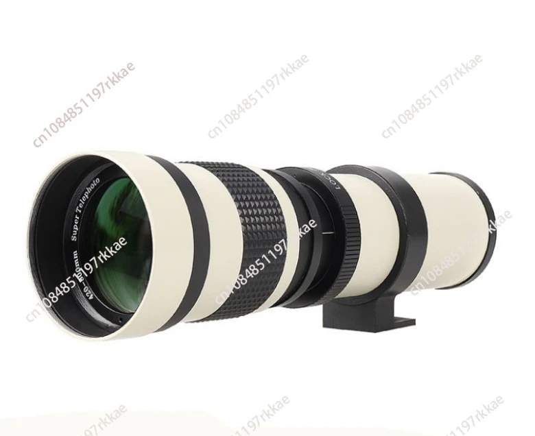 420-800Mm F8.3-16 zoom telephoto lens, telephoto lens T2 port, SLR lens, moon shot