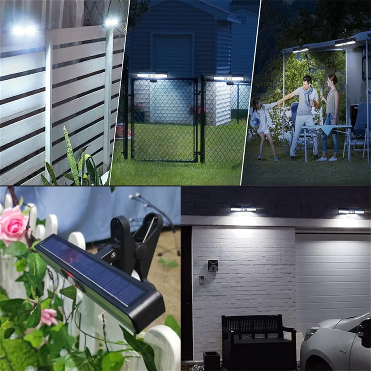 

NEW_Powerful Clip LED Solar Wall Lights IP65 Waterproof Outdoor