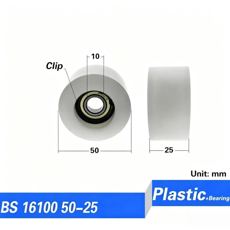 10 Stück Hochleistungsrollen 6200ZZ Kugellager, beschichtet mit PA NYLON, 10x40x20mm, Riemenscheibe Innendurchmesser 10mm, Gleitrad 40mm 4cm – Detail 18