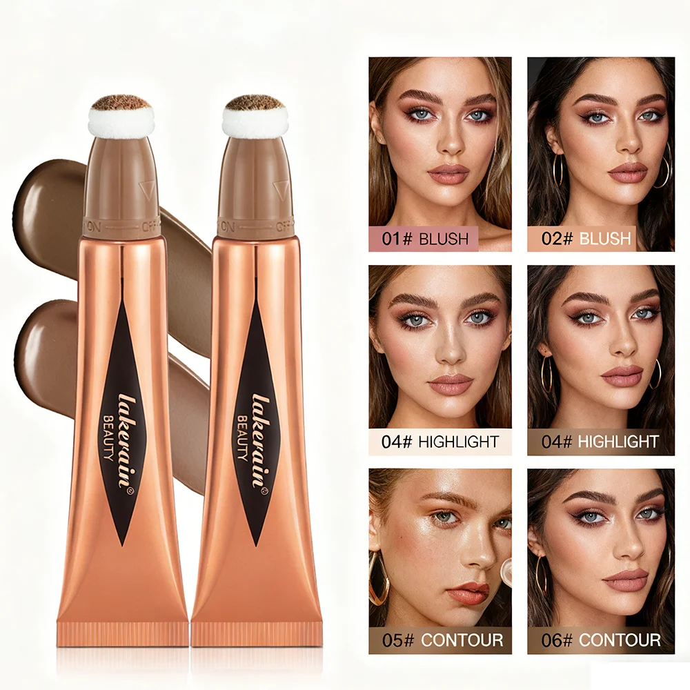 متعددة الاستخدام عصا برونزي أحمر الخدود الجمال تمييز أحمر الخدود السائل الوجه برونزي الطبيعي الكنتوري عصا قضيب ماكياج #1