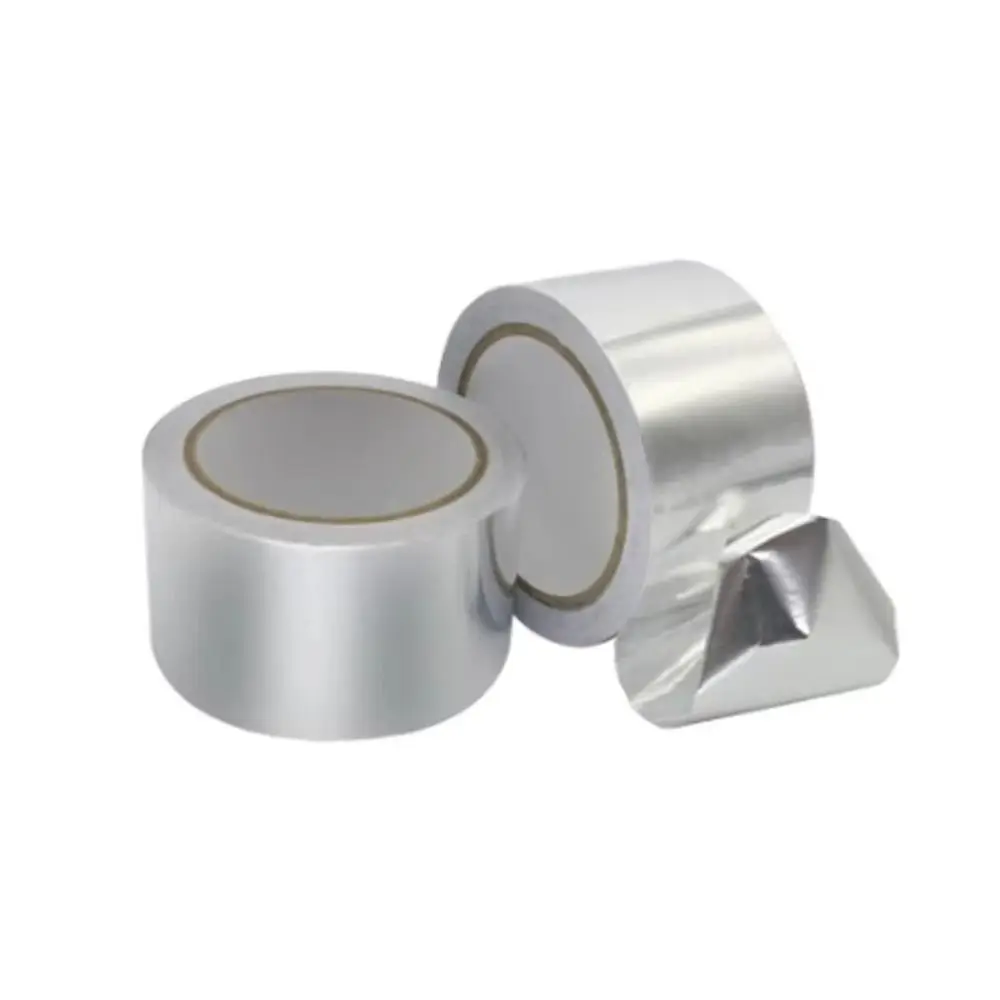 New High-Temperature Aluminum Foil Tape Self-Adhesive 30/50mm Greaseproof Tape Leak Proof Tape Countertops Kitchen