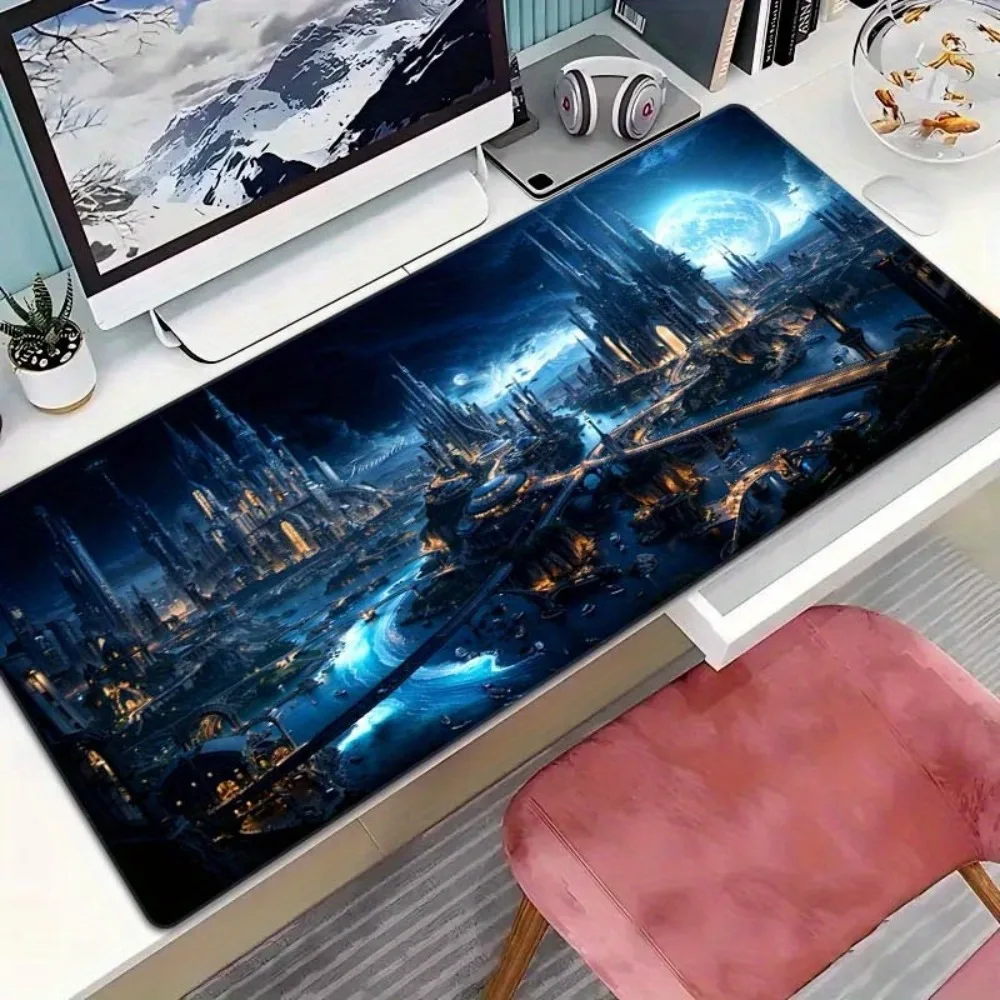 

Super anti-slip gaming mouse pad with stylish and simple design pattern desk organizers and trays pc accessories