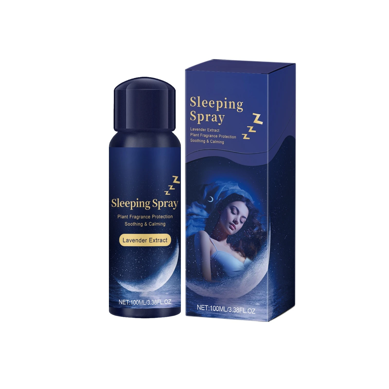 

Lavender soothing spray, improve sleep care, sleep discomfort at night, peace of mind soothing spray