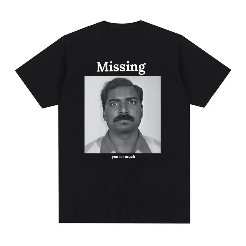 Missing Funny Print T Shirt Men Women Round Neck Short Sleeve Polyester Quick Dry Breathable Loose Oversized Casual Meme Tops
