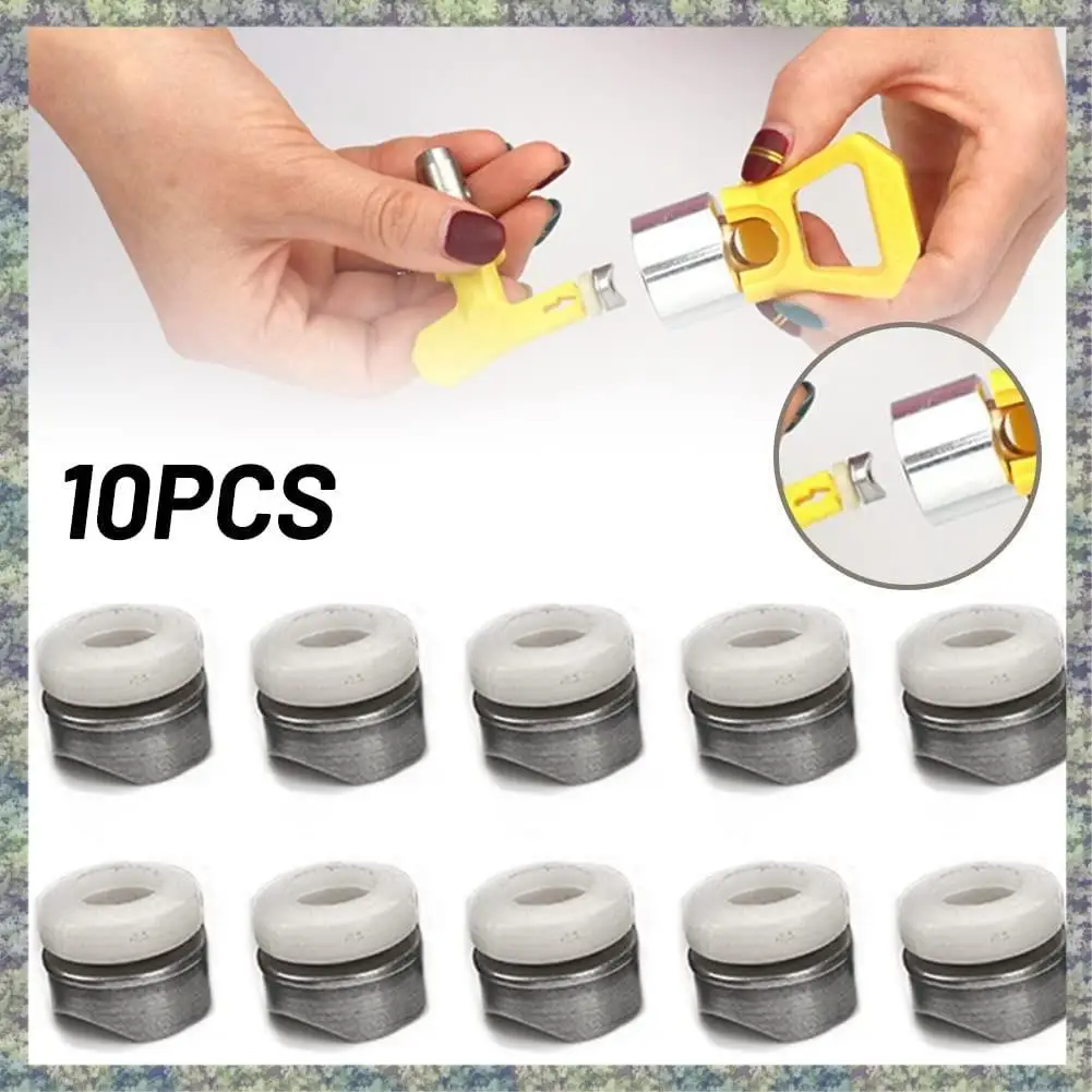 

WON Gaskets For Airless Paint Spray Nozzles - Pack Of 10 For Airless Sprayer Spraying Machine Accessories Home Garden Tool
