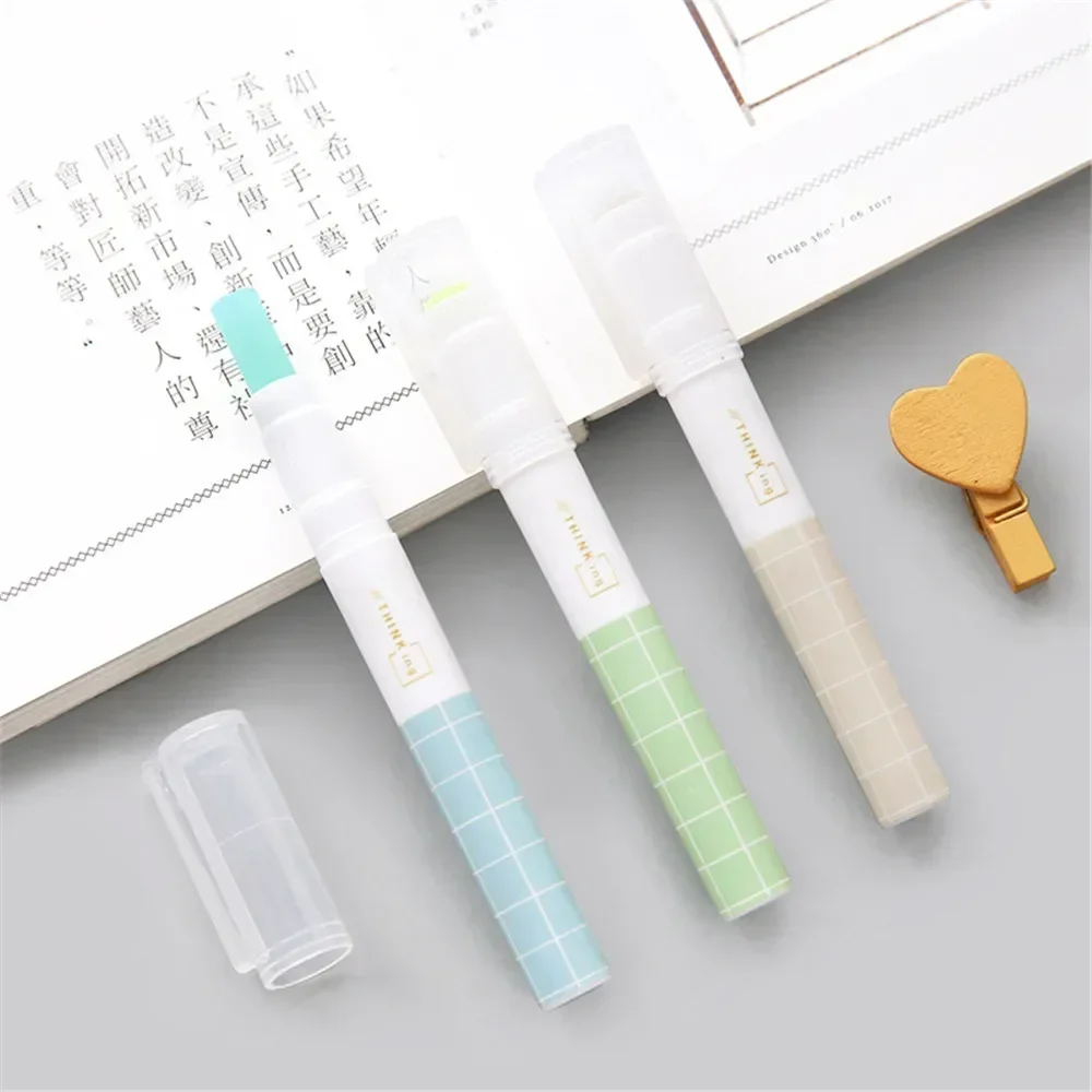 Jelly Color Fast Dry Cute Glue Stick Pen Shape Solid Color Glue Stick DIY Scrapbooking Diary Notebook Envelope Sealing Stickers