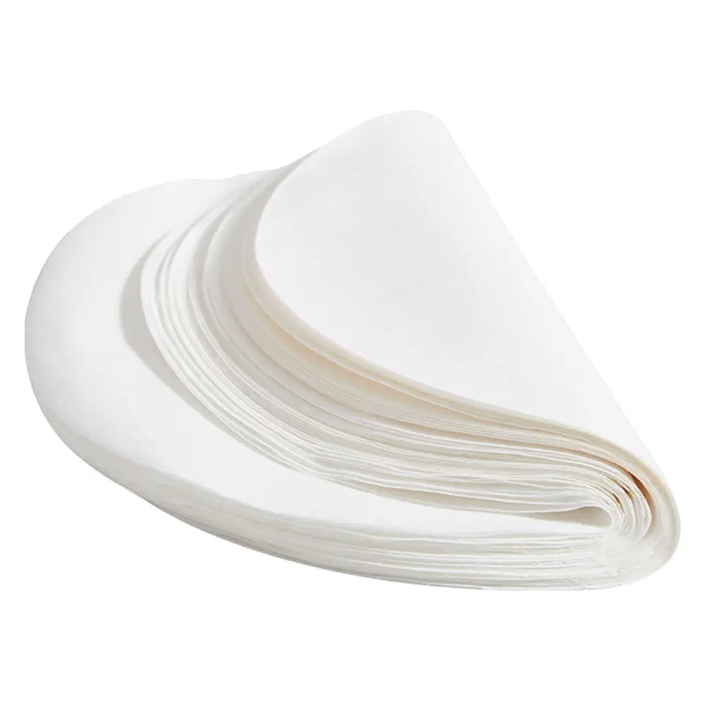 100Pcs Cooking Oil Absorbing Round Kitchen Oil Blotting Sheets for Fried Stewing Boiling Food Greaseproof