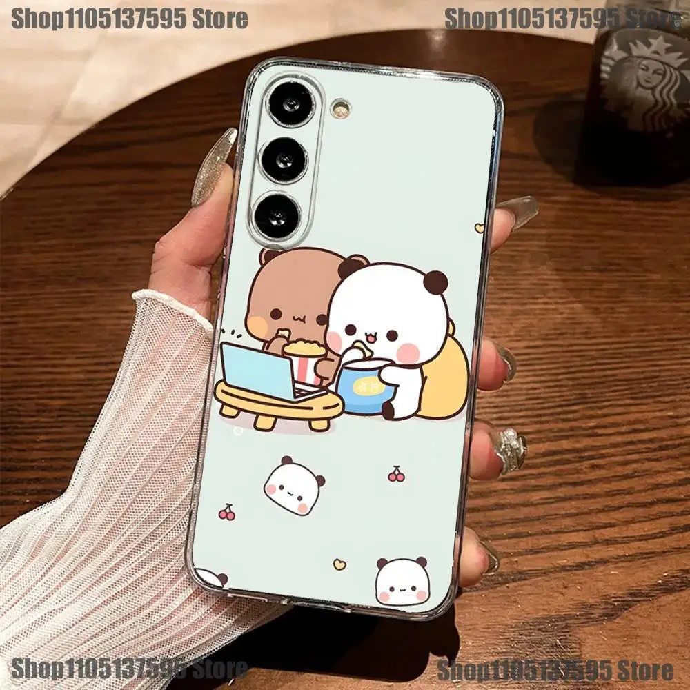 Urocze etui na telefon BuBu DuDu do Samsunga S30,23,21,22,20, FE lite,S10,9,8,7 PIus Note20ultra, miękkie, przezroczyste