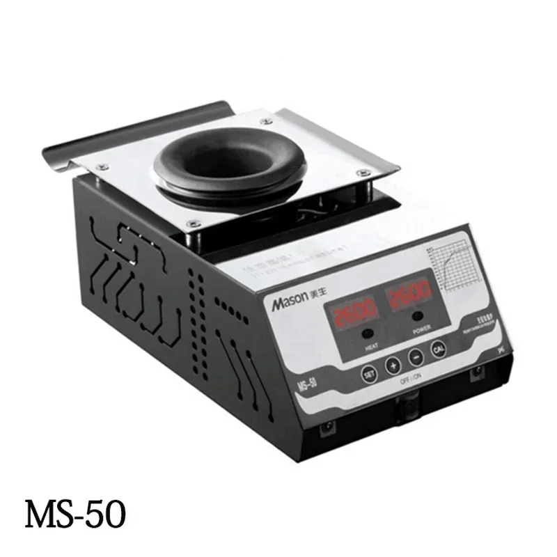 MS-50 250w Digital Lead-free Titanium Alloy solder pot melt  0.6KG temperature adjustable Melting tin furnace 110V /220V