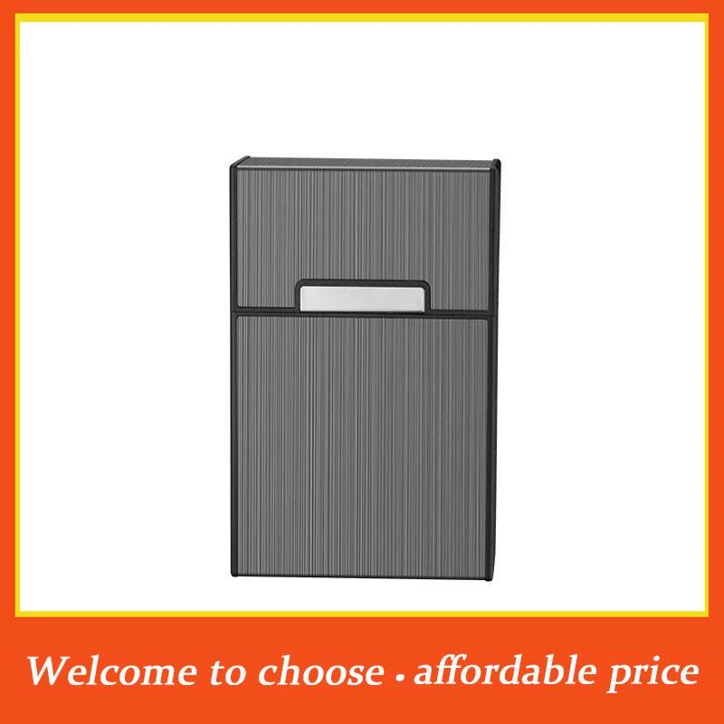 #1Metal Cigarette Case 20 Cigarette Capacity Crush Proof For Daily Commute Outdoor Use