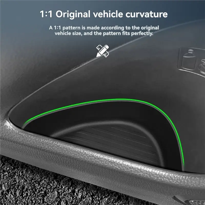 For Toyota RAV4 2023-2025 Door Organizer Tray& ABS Center Console Armrest Insert Storage Container-T47C