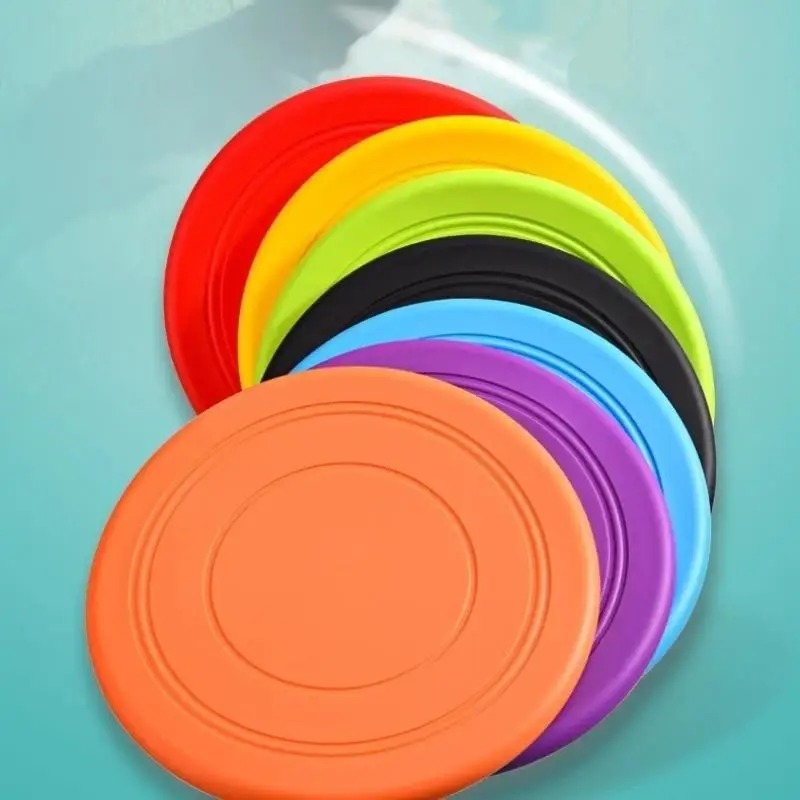 Jouet interactif en silicone en forme de soucoupe volante pour chiens et chats, résistant aux morsures, jeu pour animaux de compagnie, parfait pour l'entraînement des chiots et le divertissement