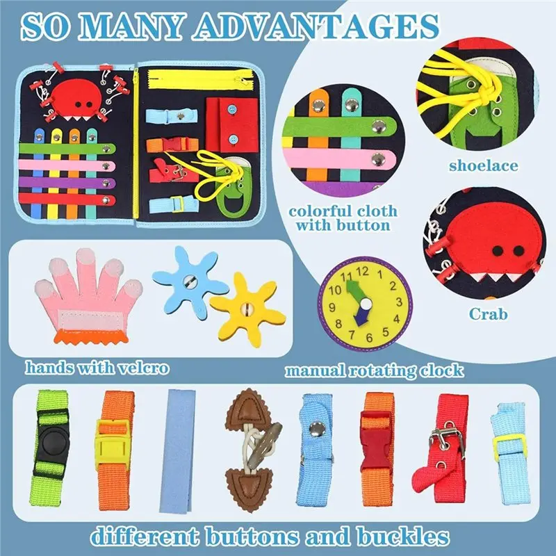 TFORU-Fidget Blanket For Adults With Dementia, Dementia Products For Elderly, Alzheimers Activities For Seniors