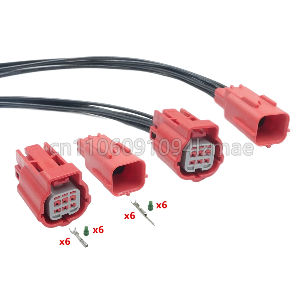 6 Pin AC Assembly Auto Small Current Low Power Plug Car OBD Diagnostic Electric Cable Socket MWTRB-06-1A-R MWTPB-06-1A-R