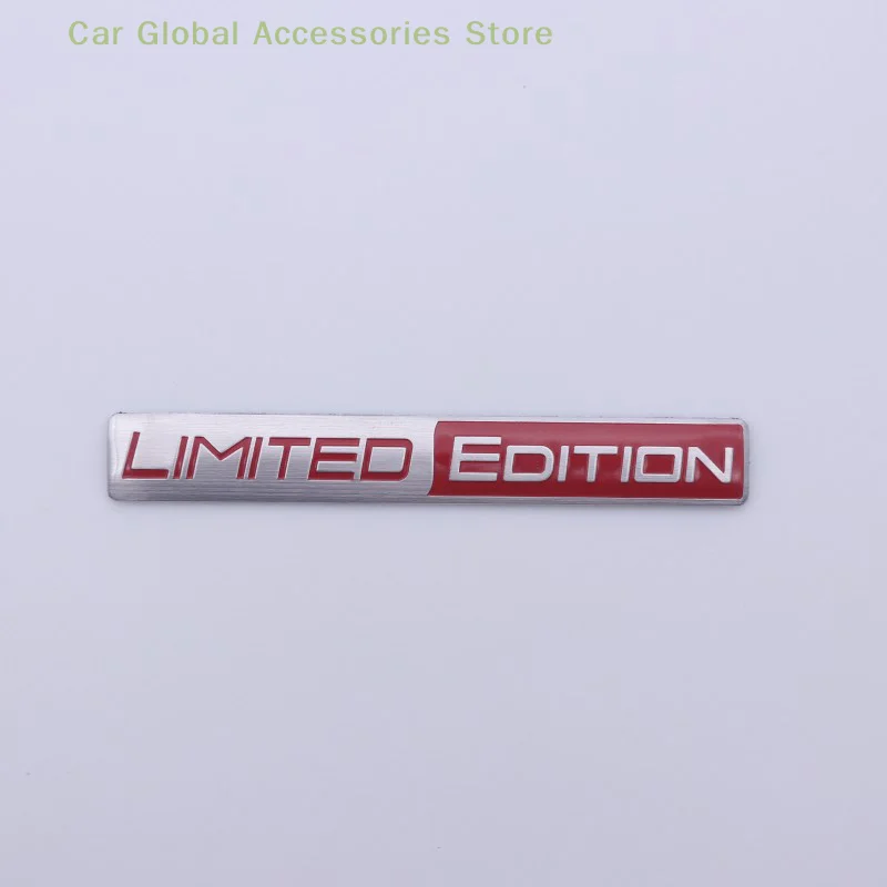 Car Styling 3D Metal Limited Edition Logo Car Front Grill Emblem Side Fender Rear Trunk Badge Sticker For Universal Cars Decor