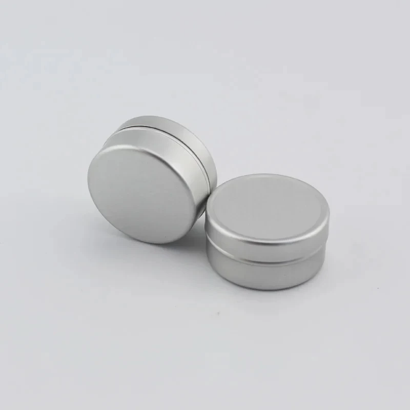 200pcs 5g 10g Empty Aluminum Cream Jar With Slip On Lids Metal Container For Lip Balm Storage Empty Lipstick Aluminum Bottle Tin