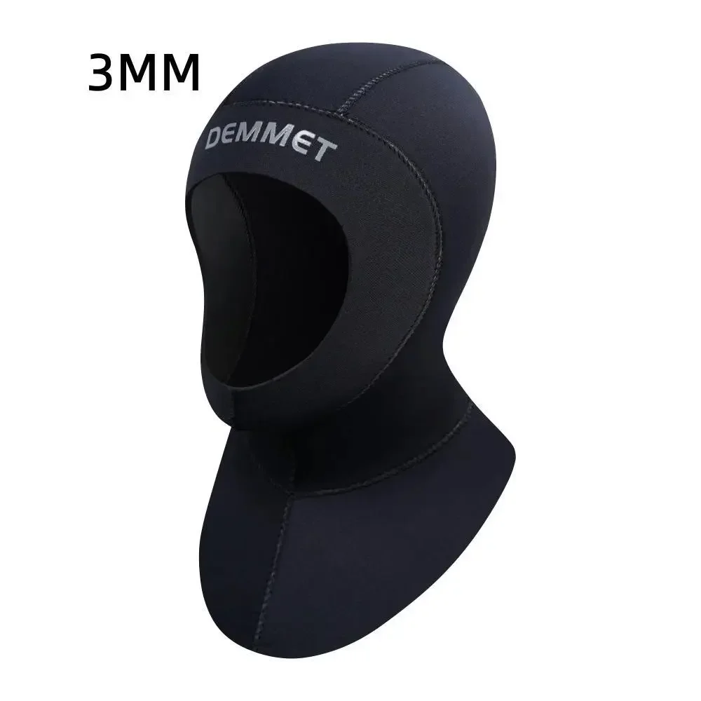 

3MM Neoprene Scuba Diving Hood With Shoulder Snorkeling Equipment Hat Cap Winter Swim Warm Wetsuit Spearfishing Drop shipping