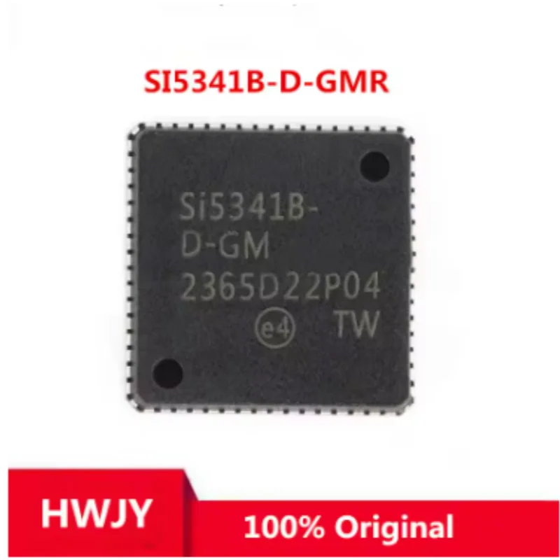1PCS SI5341B-D-GMR Ultra Low Jitter Clock Generator PLL 10 Output Frequency Synthesizer VQFN-64 Network FPGA Timing IC Original