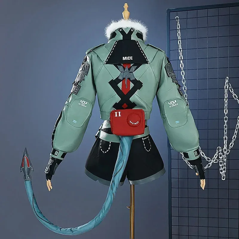 【Wetrose】In Stock Jane Doe SSR Cosplay Costume ZZZ Zenless Zone Zero 	 Jane Doe Full Set Wig Halloween Xmas