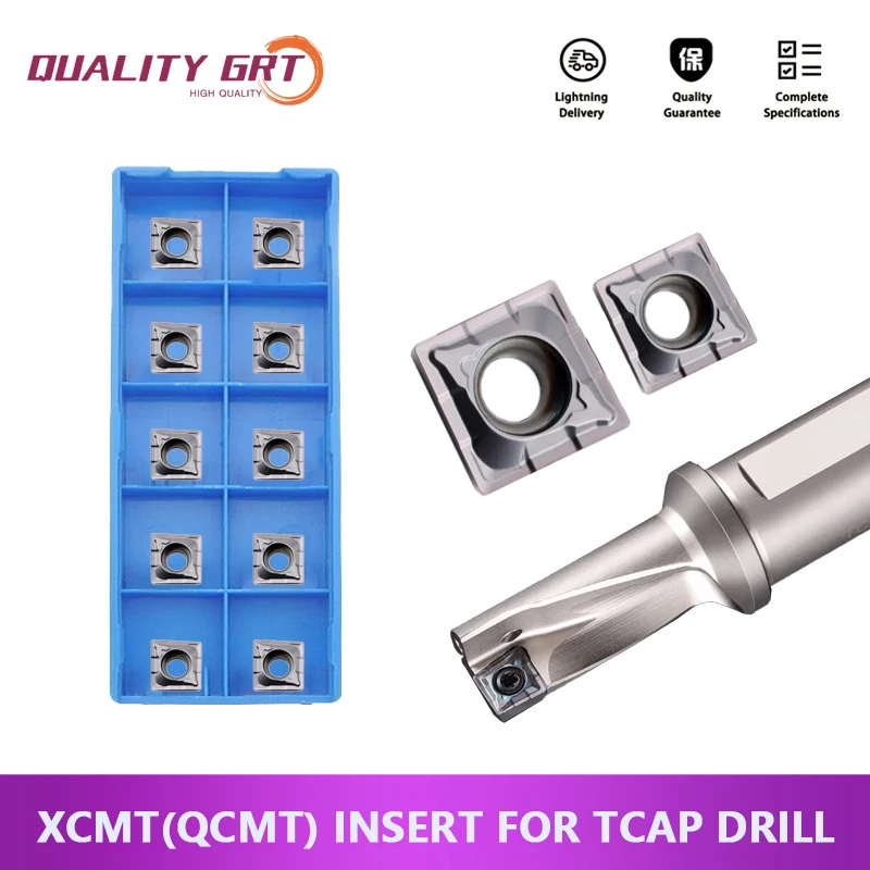 TCAP Drill insert QCMT XCMT050204 XCMT060204 XCMT070304 XCMT080304 XCMT10T304 U Drill Multi-Functional Path Small diameter