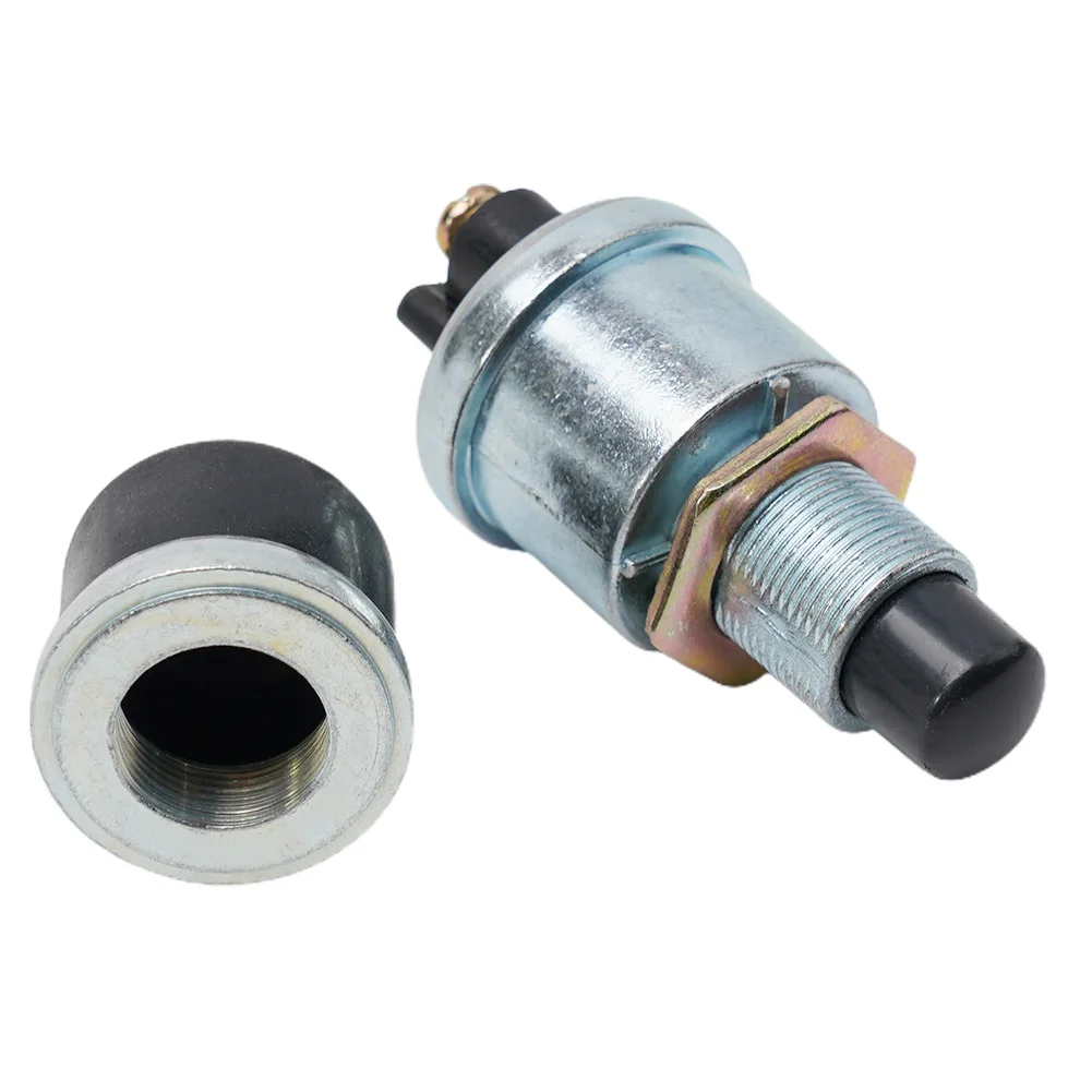 Heavy Duty Push Button Switch Momentary 50 AMP 12V 24V with 29mm Outer Diameter and Splash Proof Rubber Button