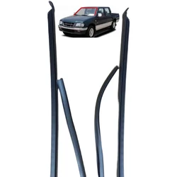 3 Pcs Decoration Weather Strip Shell for Isuzu Pickup Tfr 1991-1996 Front Glass Protector for Holden Rodeo Windows Rubber