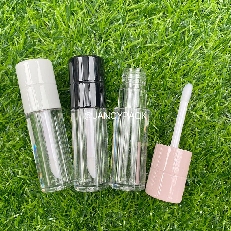 

4ml Cute Shape Pink Empty Lip Gloss Tube Plastic Refillable Bottles Liquid Lipstick Container Lip Balm DIY Lipstick Cosmetics