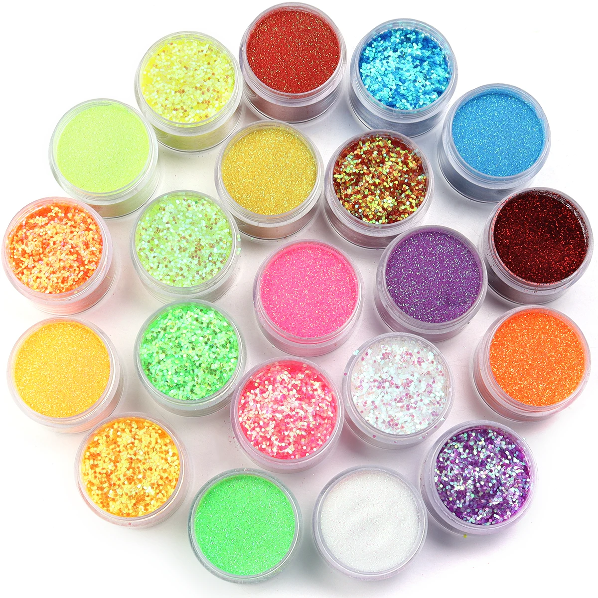 20/30g Color Glitter Sprinkles Powder Chunky Shiny Flake Decoration Glitters for Creative Makeup Nail Paillette DIY Accessories