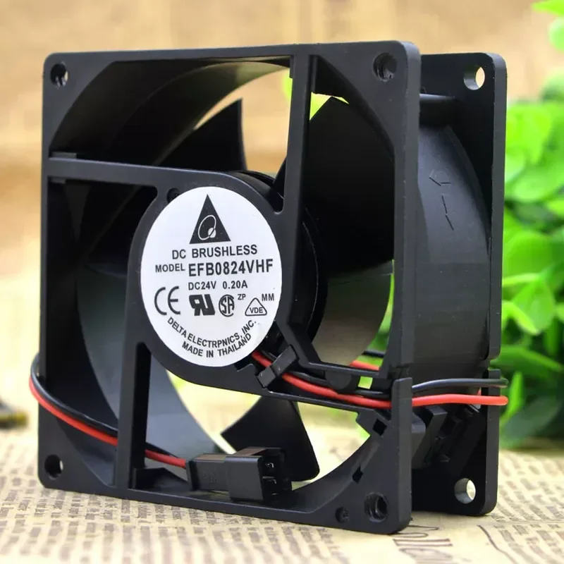 Original Delta EFB0824VHF 8CM 8032 24V 0.20A Variable Frequency Cooling Fan for Delta