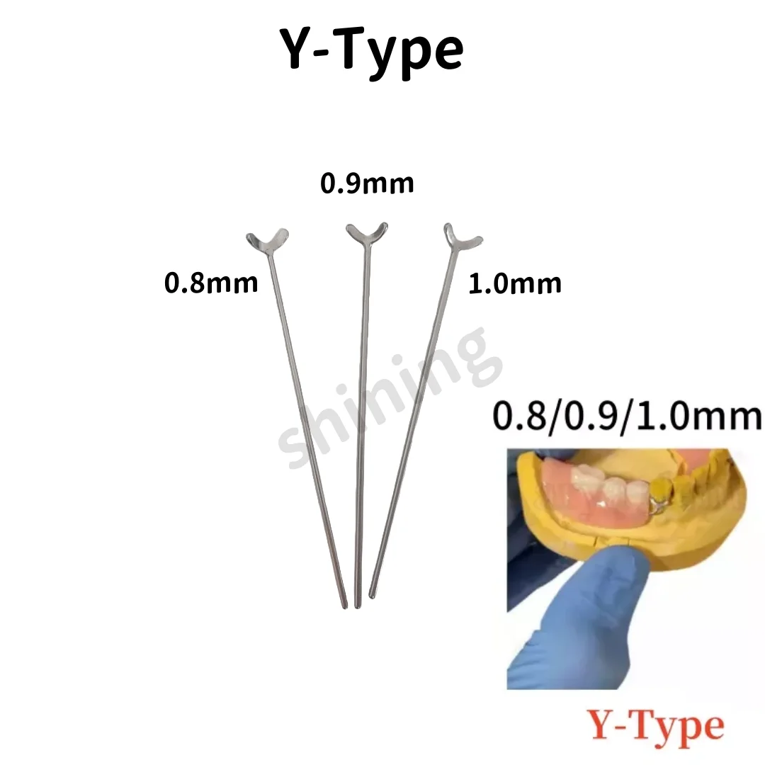 

10 шт Φ Retainer J застежка, скошенные застежки 0,8/0,9/1,0 мм Y-типа Ortho Scheu Style