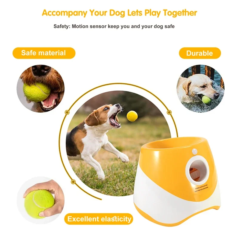 Catapult For Dogs Ball Launcher Dog Toy Tennis Launcher Jumping Pitbull Toys Tennis Machine Automatic Throw Pet