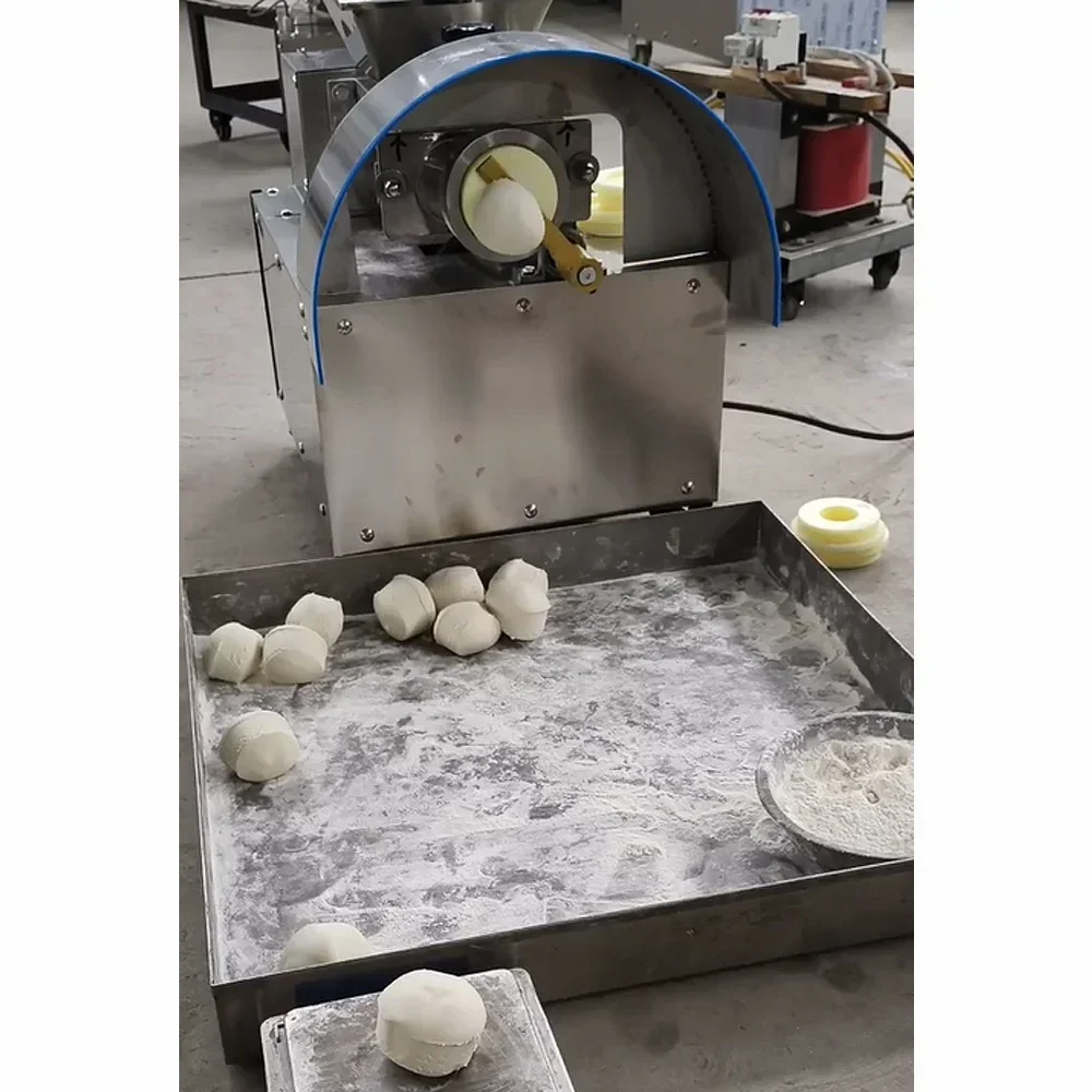Biscuit Dumpling Dough Flour Rounder Cutter Sheeter Machine Dough Cutter Machine Dough Ball Maker