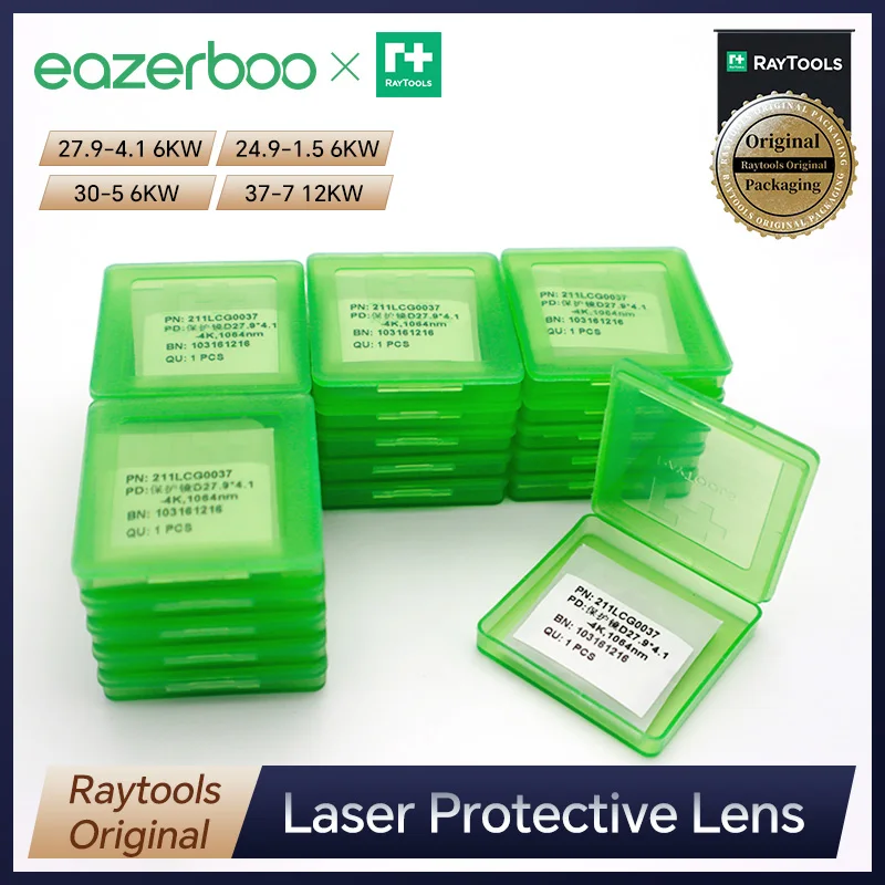 

Original Eazerboo Raytools Laser Protection Lens 24.9x1.5 27.9x4.1 30x5 37x7 BT240S BT210S BM111 BM114 Laser Machine Lenses