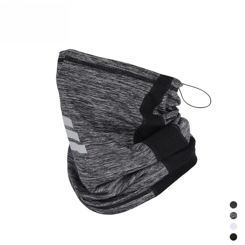 Ice Silk Neck Gaiter Face Cover Elastic Adjustable Multi-functional Headwear for Outdoor Cycling Mountaineering in Spring