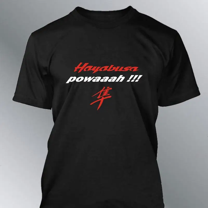 

Hayabusa powaaah S M L XL XXL Mens Power GSXR Motorcycle Custom Tee Shirt
