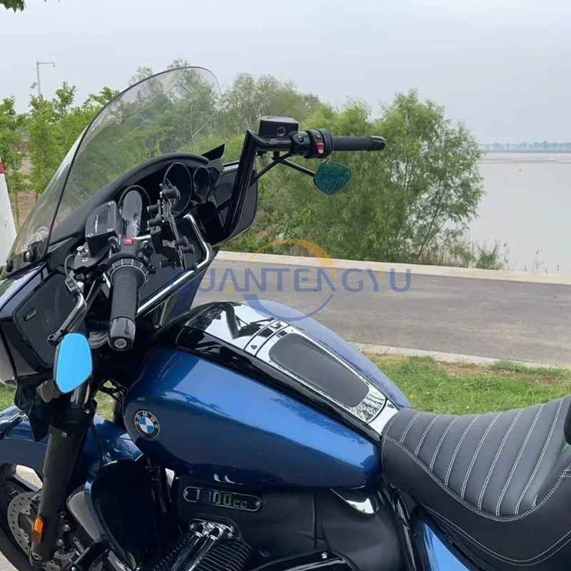 Aplicable a BMW R18B/Ranger R18TC/Intercontinental, manillar modificado, mango de garra, mango elevado, diámetro del tubo 32mm