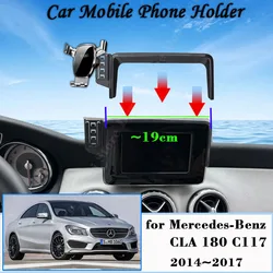 Mobile Phone Holder for Mercedes-Benz CLA 180 C117 2013~2019 GPS Air Vent Cell Stand Support Gravity Car Mount Auto Accessories