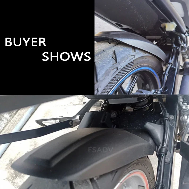 For Honda NC700 NC750 S/X NC750S NC750X NC700S NC700X NC 750/700 2012-2023 Motorcycle Fender Front Rear Extender Hugger Mudguard
