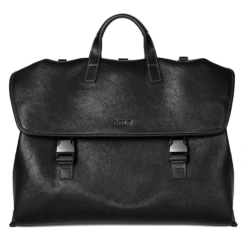 GOLF Men's Large Capacity Briefcase PU Leather Versatile Travel Handbag 14 