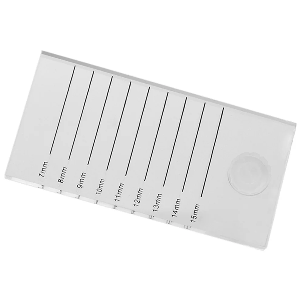 1pc Extension Board Acrylic Smooth Surface With Scale False Eyelash Holder Tool Eyelash Extension Accessories Supplies Tools