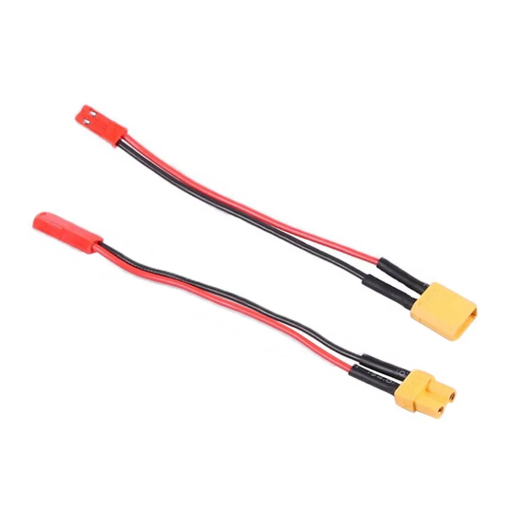 10cm RC Battery Adapter Cable XT60 XT30 T-Plug to JST Male/Female Connector 22AWG Silicone Wire for FPV Drone Airplane Car Parts