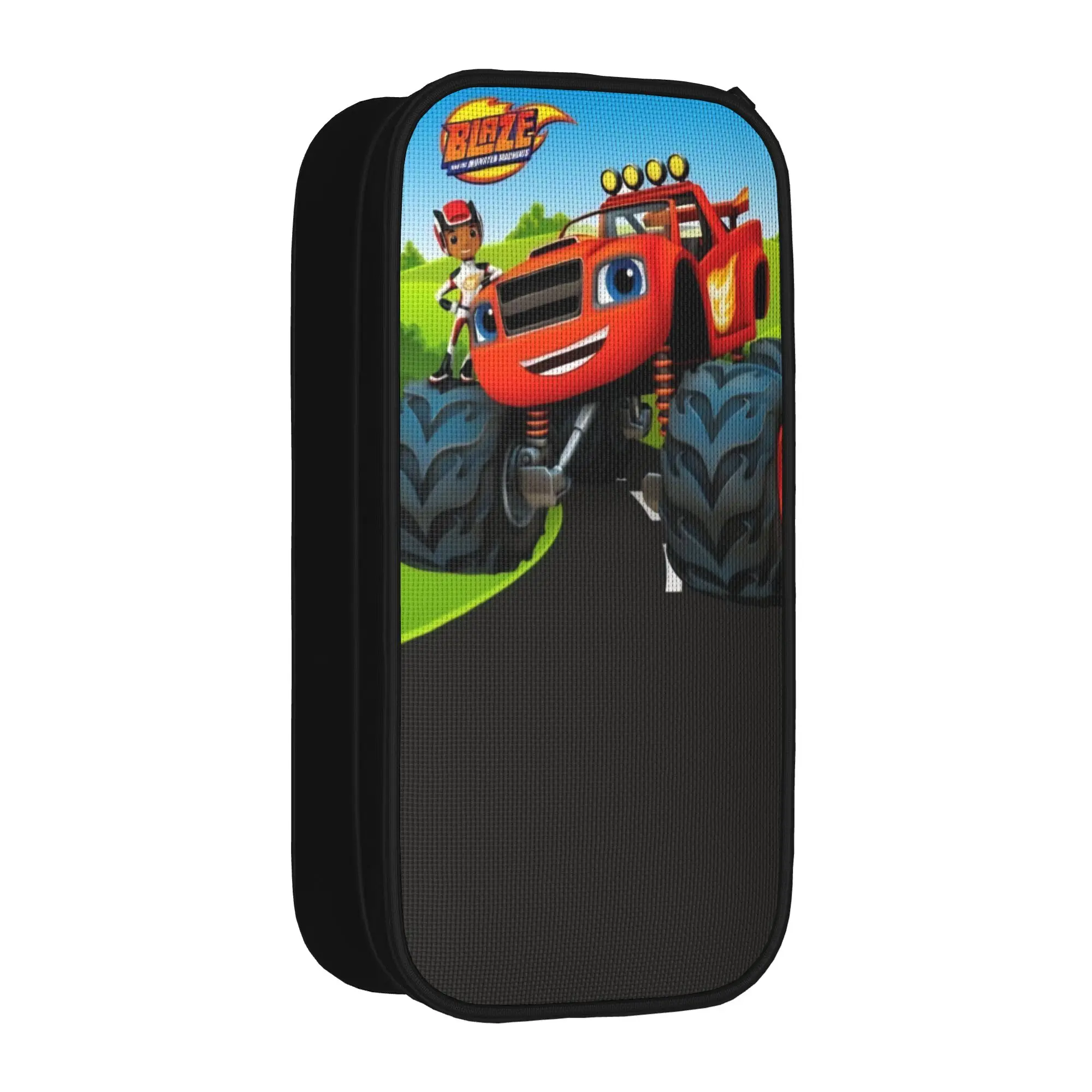 Blaze and the Monster Machines Pencil Case Double Layer Large-capacity Kids  Pencil Case Stationery Perfect Gifts
