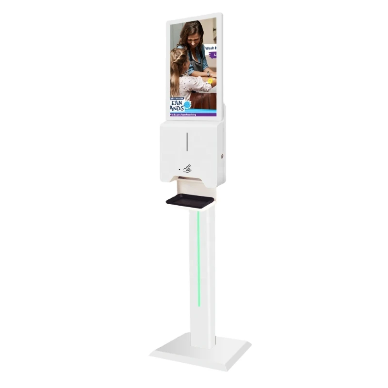 

Newest Automatic Hand Soap Sanitizer Dispenser Digital Signage/ Sanitizer Signage/ Hand Sanitizer Kiosk