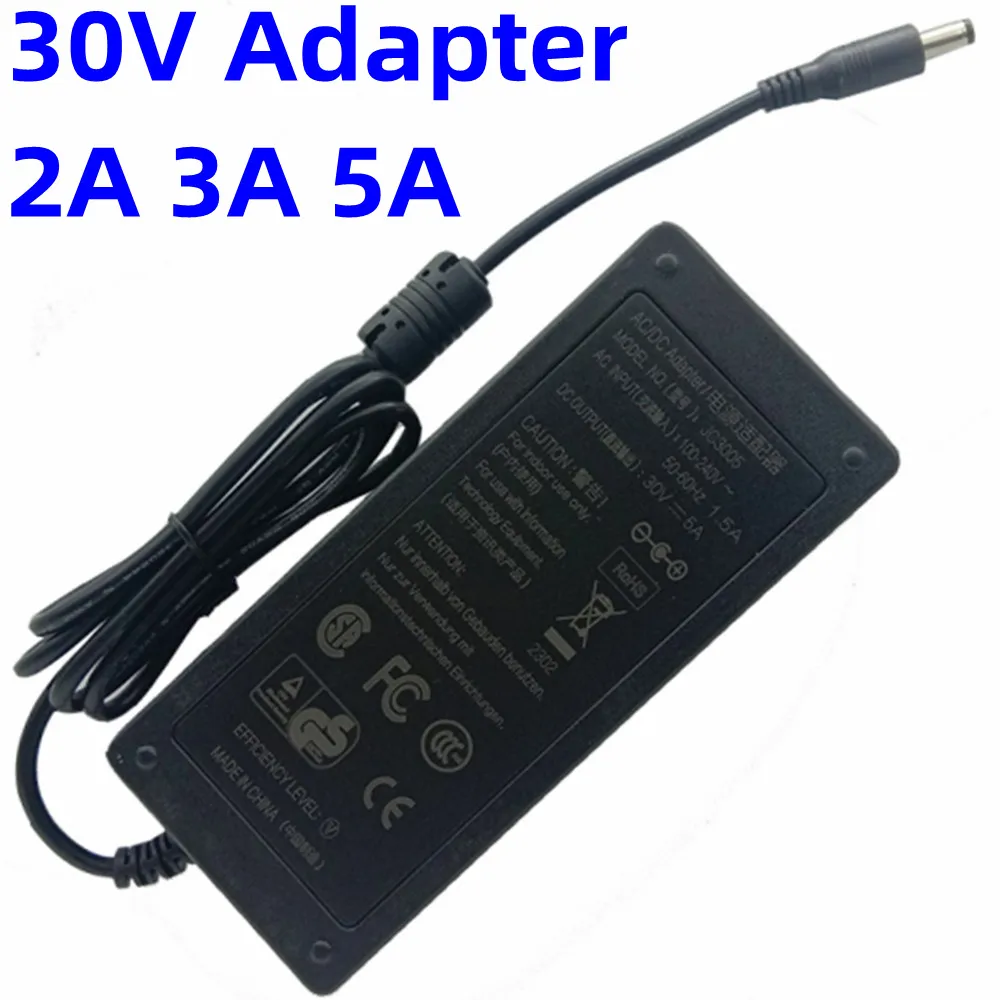 

30V 5A 2a 3A Power Supply Adapter 31v 2A 32V 1A 4A 5A 36V 24V 25V 28V 18V 15V 48V 2A 12V 3.5a 6A 7A 10A 12.5A Power Adaptor ACDC