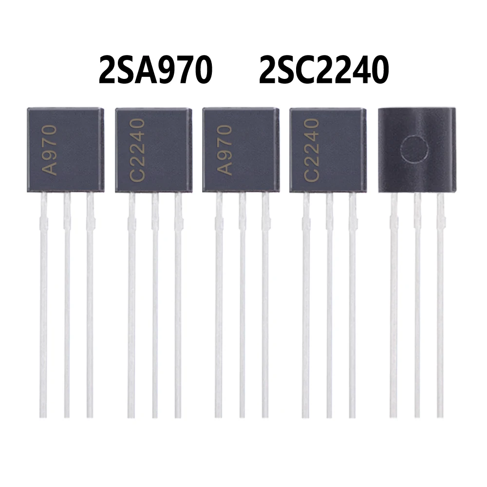 50/100/1000PCS 2SA970 2SC2240 TO-92 A970 C2240 TO92 transistor