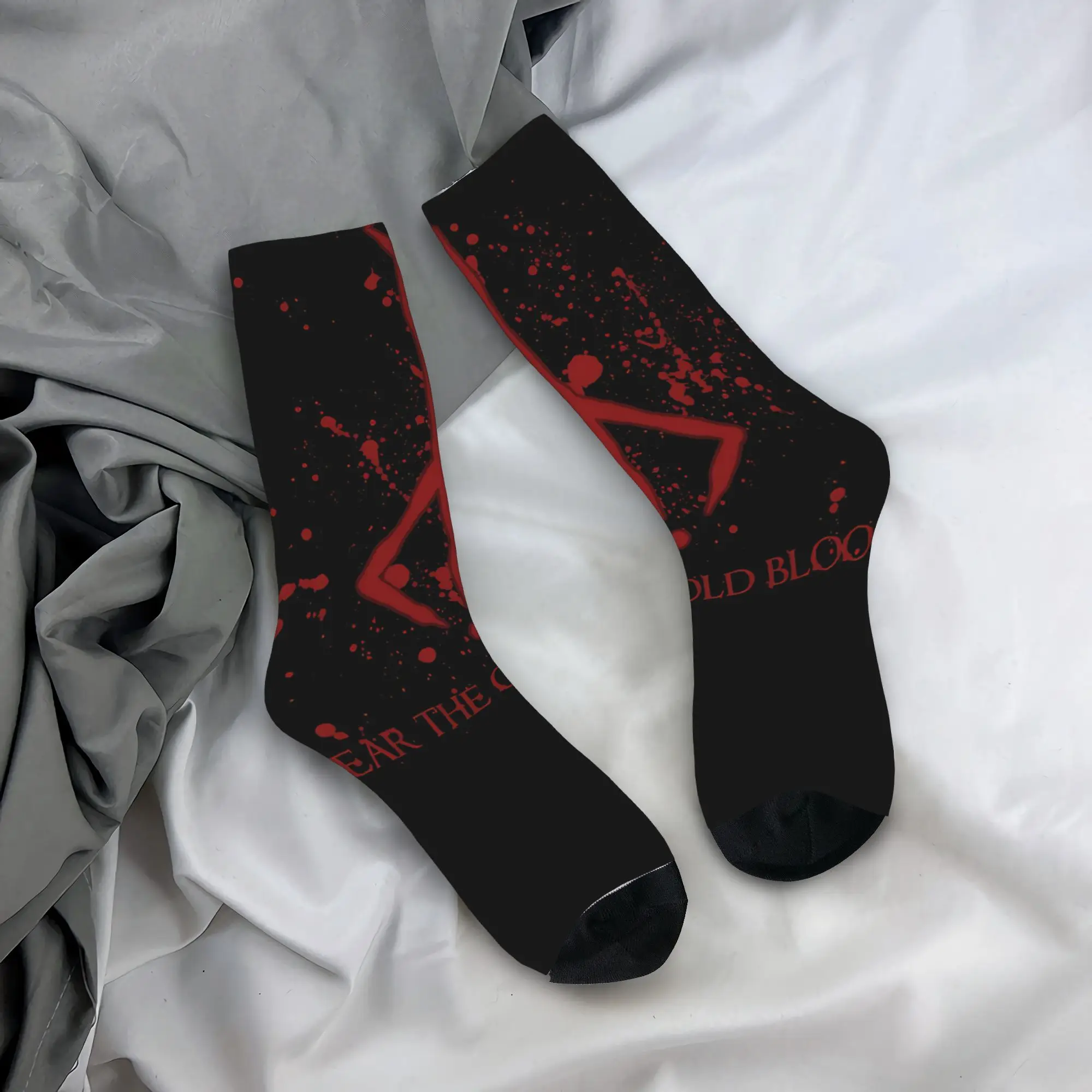 Hunter Bloodbornes   Stockings  Gothic Socks Adults Men Soft Breathable Socks Autumn Running Printed Non Slip Socks Gift