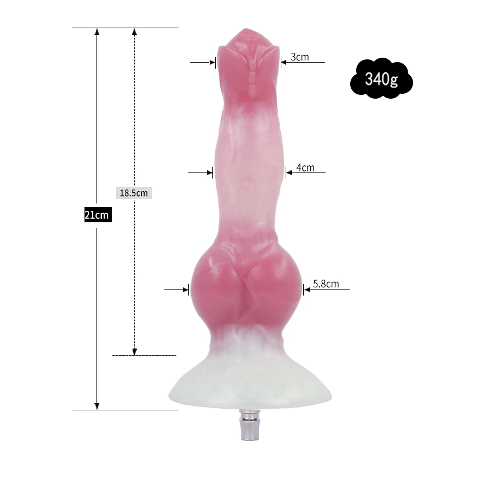 ROUGH BEAST Knot Dildo for Vac u Lock Sex Machine Realistic Animal Penis Silicone Anal Plug G-spot Stimulate Female Masturbator