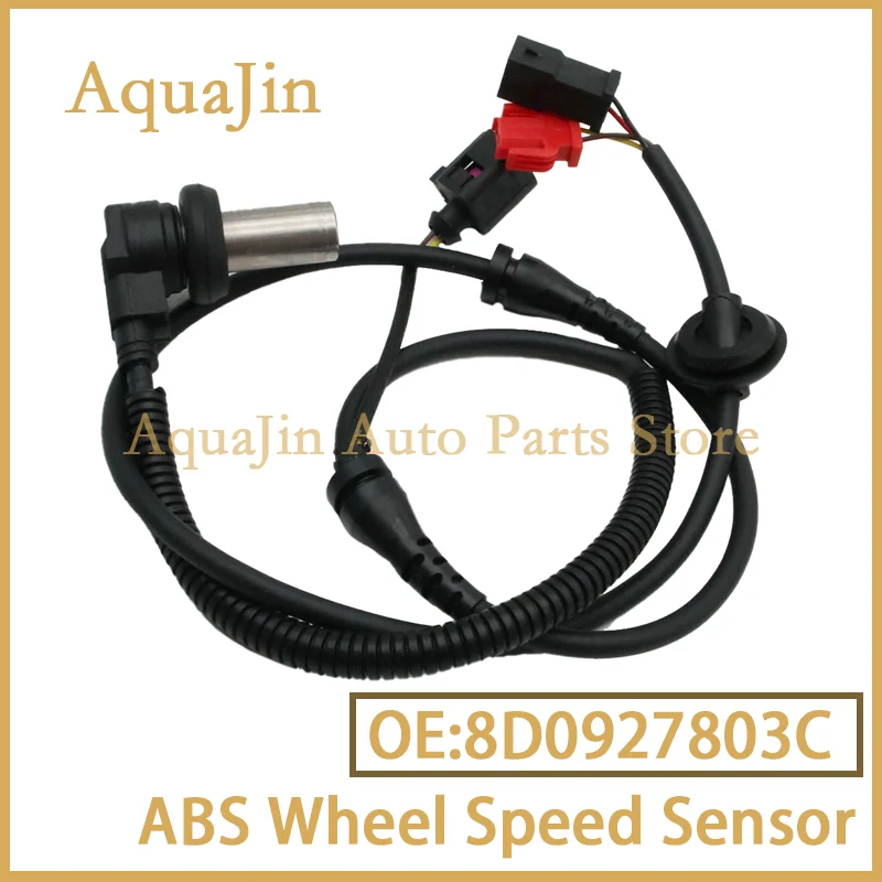 8D0927803C Front Left Right ABS Wheel Speed Sensor For Volkswagen VW Passat B5 2000~2005 Audi A4 A6 Avant 1999~2004 2001 Auto OE